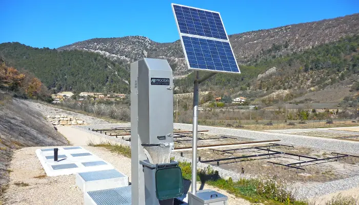 Rails for solar racking system