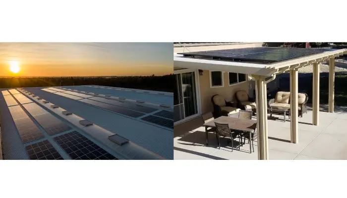 rooftop solar vs solar patio covers