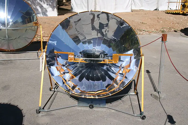 parabolic solar panel
