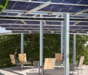 solar panel pergola cost