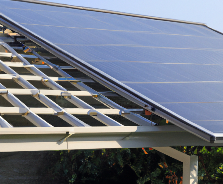 solar panel patio roof